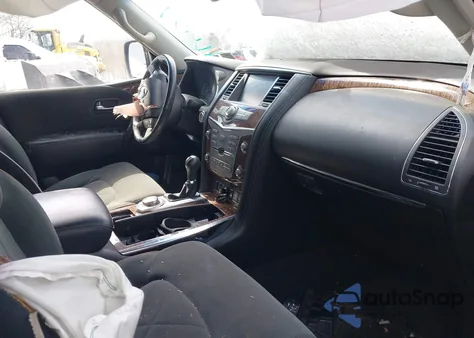 2017 Nissan Armada Sv z USA, uszkodzony, nr VIN JN8AY2NC8H9504061